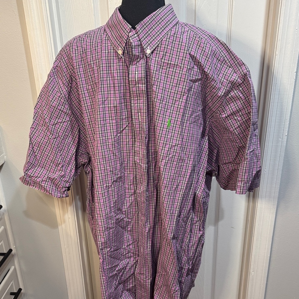 Polo Ralph Lauren Men's Purple Plaid Shirt
